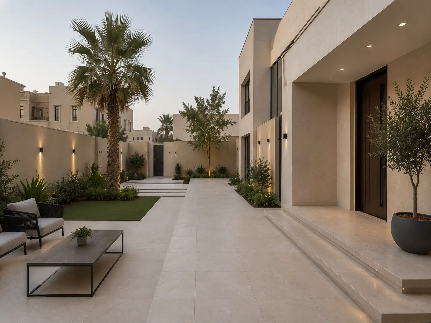 تصميم المساحات الخارجية